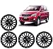 Auto Pearl-Premium Quality Car Full Black Wheel Cover Caps Black 15 inches Press Type Fitting For -Mahindra Xylo RS.1699.00