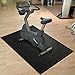 Produktbild Floordirekt Unterleg-/ Schutzmatte, für Fitnessgeräte, Laufband, Heimtrainer, Hantelbank, extra groß, schwarz, 200 x 90 x 0,6 cm