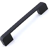 10 Adet Radus Siyah Metal Kulp 96 mm - 9.6 cm Mobilya &Ccedil;ekmece Mutfak Dolabı Dolap Kulpları Kulbu Kulpu