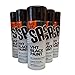 Produktbild (12 Dosen) 500 ml sehr hohe Temperatur Spray Paint matt schwarz für Auspuff BBQ Fire Grill Terrassenofen