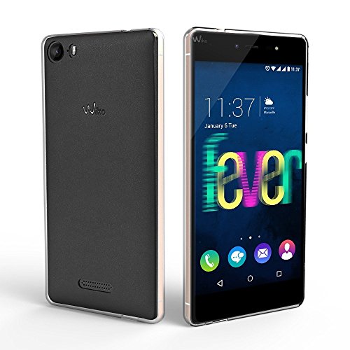 Wiko Fever Hülle Case ,Elekin Transparent TPU Case Crystal Clear Handyhülle Schutzhülle für Wiko Fever - 7