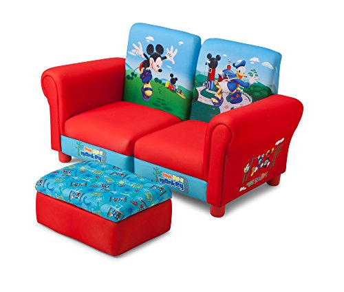 Disney Mickey Mouse Upholstered Set (3-Pieces, Red)