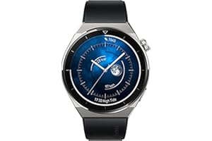 HUAWEI Watch GT 3 Pro 46 mm Smartwatches mit EKG, schwarz, GPS, kontinuierliche Gesundheitsüberwachung, bis zu 14 Tage Akkulaufzeit, kabelloses Laden, 100 Sportmodi, kompatibel mit iPhone und Android