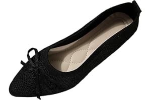 Fritidsskor dam slip-on, pumps dam platta och spetsiga dansskor fjäril ballerina skor eleganta slip-skor bekväma promenadskor