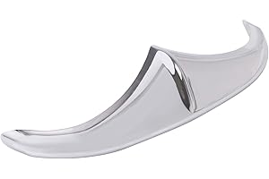 XMMT Motorcycle Accessory #8642 Leading Edge Front Fender Accent Tip Trim For Harley Street Glides Road King/Glides Electra Glides,Chrome