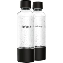 Sodapop Glasflaschen-Set Logan, Ersatzflaschen ausschließlich geeignet Wassersprudler Logan, 2x 850 ml Küche, Haushalt & Wohnen