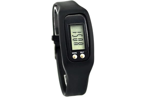 VALINK stegräknarklocka, LCD-display stegräknare klocka smart armbandsklocka promenadarmband digital stegräknare