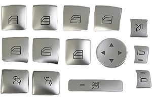 EMIIF Chrom Auto Flügelheber Schalter Dekoration Für Mercedes-Benz A/B/C (W204)/E(W212)