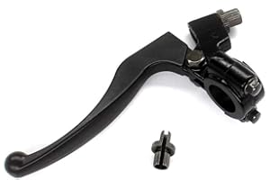 AISEN Universal 22mm Alu Kupplungsgriff Kupplungshebel Griff Armatur Klassische für Pocket Bike Pit Dirt Bike 50cc 110cc 150cc 200cc 250ccm Dirtbike