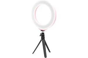 iXium® 16cm Dimmable Brightness USB Powered LED Ring Light with Stand for Selfies Makeup Photo Live Videos YouTube Streaming