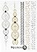 Beautiful Metallic Temporary Tattoo Bracelets (Various Designs) by ReignBeau B