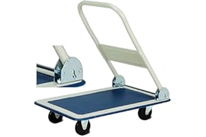 TAHA ® 150Kg Heavy Duty Folding Trolley Cart Platform Flat Barrow Sack comfortable