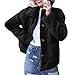 Produktbild Yesmile Damen Strickjacken mit Tasche Frauen Mantel Jacke Steppjacke Lose Warm Teddyjacket Revers Parka Jacke