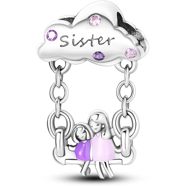 FOREVER QUEEN Love Mom Wife Charm Bead 925 Sterling