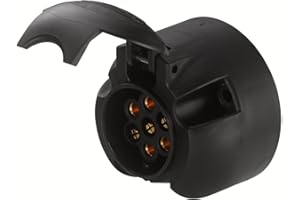 HELLA Presa corrente - 7a... poli - Spina: Spina piatta - nero - DIN/ ISO: 1724 N-Typ - Quantità: 25 - 8JB 006 462-001