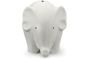 Mousehouse Gifts - Grande salvadanaio a tema elefante, salvadanaio a forma di elefante per risparmiare bambini