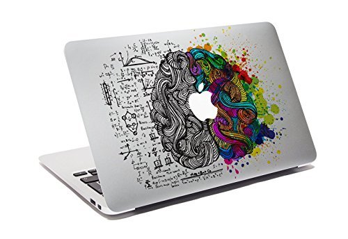 Left and Right Brain Removable Vinyl Decal Sticker Skin for Apple Macbook Pro Air Mac 13″ inch / Unibody 13 Inch Laptop - 2