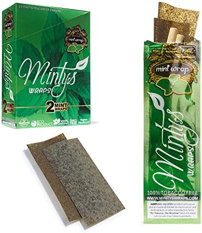 Mintys Organic Natural Mint Wraps (6 Packs)