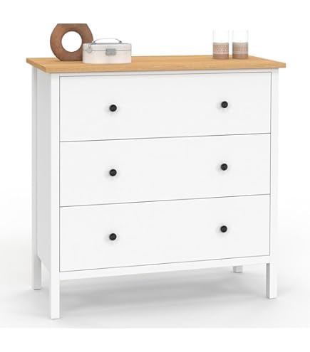 IKEA KOPPANG ホワイト 3段チェスト イケア（IKEA） KOPPANG コッパン チェスト（引き出し×3）, ホワイト