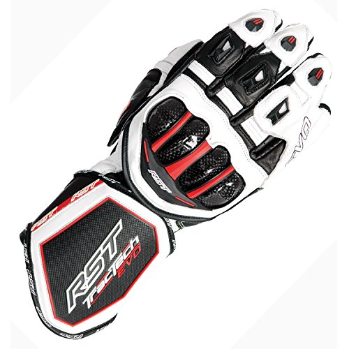 RST 102579_WHI_10 Glove, Black/White