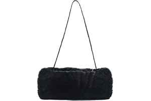 SWIRLCOLOR Donne Scaldamani Manicotto Hand Manicotto Con Collo Cordone Peluche Scaldamani Moda portatile per Donne & Ragazze In inverno (Nero)