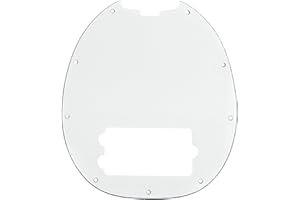 Musiclily 9 Löcher Pickguard Schlagbrett für 4-saiter Musicman Stingray Bass, 3 lagig Pergament