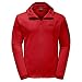 Produktbild JACK WOLFSKIN Herren Fleecejacke CASTLE ROCK HOODED JACKET, ruby red, XL, 1705181-2505005