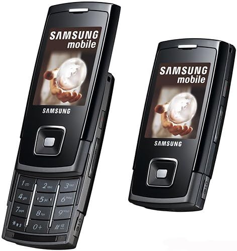 Samsung SGH-E900 Black - Unlocked / SIM Free ( TOUCH sensitive control pad, 2 mega pixel camera, Organiser, Document viewer eg word, excell etc, bluetooth, video, 1000 phone book memory & MP3 player ) includes cables - UK MODEL