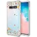 Produktbild Homikon Silikon Hülle Blume Muster Karikatur TPU Tasche Handyhülle Transparente Durchsichtig Kirstall Clear Dünn Schutzhülle Stoßdämpfend Soft Bumper Case Kompatibel mit Samsung Galaxy S10e - #2