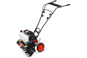 ELEM GARDEN TECHNIC Microbineuse Thermique 51.7CC 25cm - 4 Fraises