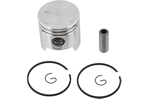 Cancanle Conjunto de pistón de 34 mm para STIHL BG45 BG46 FS38 FS45 FS55 HS45 HS81 Recortadora de Hilo, soplador de Hojas, Cortasetos