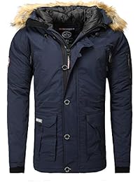 Geographical Norway Boeing – Parka para hombre, Hombre, Boeing, azul marino, L