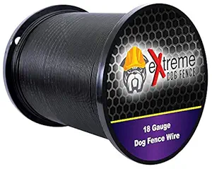18 Gauge 500 Foot Continuous Spool of Electric In-Ground Dog Fence Wire - Compatible with All Brands and Models of Electric Dog Fence