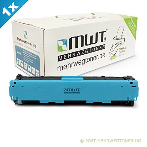 MWT Toner Cartridge für Color Laserjet CM 1312 1512 1312 ersetzen HP 125A CB540A CB541A CB542A CB543A 125A Patronen im Bundle – deutsche Qualität von MWT – kein Original - 3