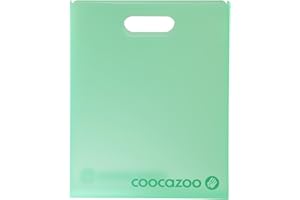 coocazoo Heftbox, Fresh Mint, grau-Mint, mit Tragegriff, Heftordner/Heftmappe/Sammelbox für Schulrucksäcke, ab der 3. Klasse, bis zur Einer DIN-A4 Größe