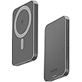 HINOVO Powerbank MagSafe 5000mAh, 8.9mm Ultra Sottile Power Bank Wireless, Magnetico Batteria 20W PD Ricarica Rapida Caricaba