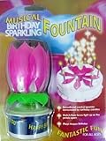High Quality Musical Birthday Sparkling Fountain Party Candle in Pink