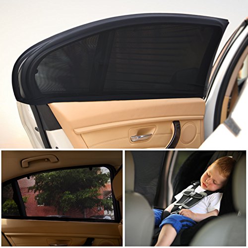 Car Sun Shades for Baby- Block UV Rays - Protect Your Child And Pets-2 Packs
