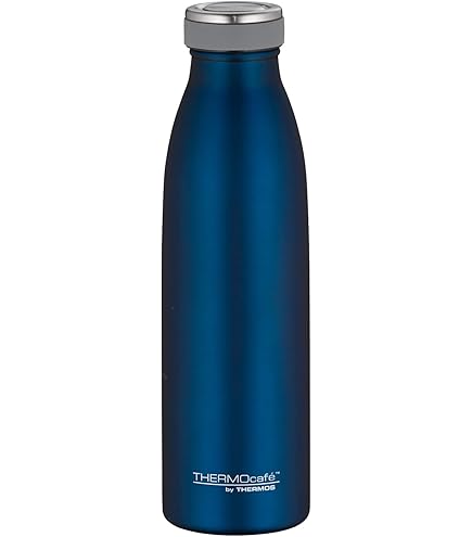 THERMOcafé by THERMOS TC BEVERAGE BOTTLE saphire blue mat 0,50l, Thermosflasche mit Becher aus