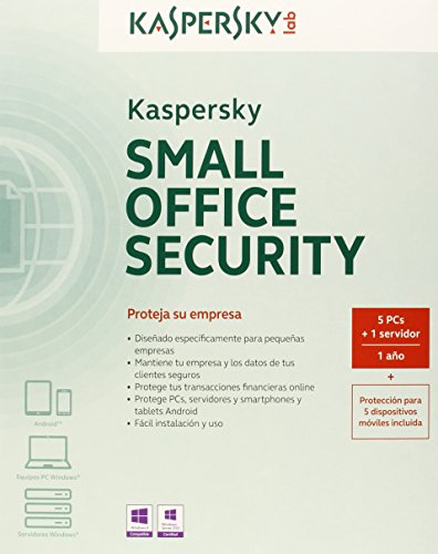 Kaspersky Small Office Security 3 0 - Antivirus  1 Servidor   5 Puestos