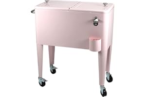 ‎BEACHTREKKER Kailua Cooler - Amerikanische Kühlbox, Kühlwagen, Party Getränkekühler, Pink