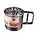Produktbild chenxiaspindes Backen Edelstahl Shaker Sieb Tasse Mesh Crank Mehl Sifter mit Messskala Mark für Mehl Zuckerglasur (Kleine Größe)
