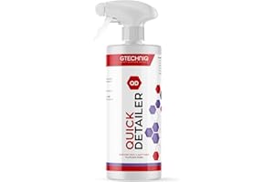 Gtechniq Quick Detailer 250ml - brillance et douceur éclair - Formule simplifiée : Pulvérisez, essuyez - Élimine les traces d’eau, les traces de doigts - Augmente la brillance de la carrosserie