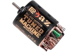 CHIWANJI Universal RC Model Motor 55T Brushed 540 High Power RC Car Buggy Parts Negro