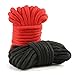 Produktbild LIHAO 2x 10m Bondageseil Bondage Seile Fesselseil BDSM Schwarz Rot