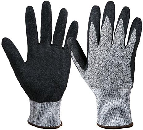 Cut Resistant Work Gloves with Level 5 Protection, Safety Gloves for Cutting, Dicing, Outdoor