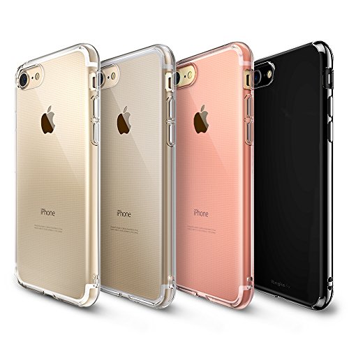 iPhone 7 / iPhone 8 Case, Ringke [AIR] Weightless as Air, Extreme Lightweight Ultra-Thin Transparent Soft Flexible TPU Scratch Resistant Protective Cover for Apple iPhone 7 - Crystal View