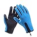 Produktbild Hzjundasi Damen Herren Wasserdichte Ski Snowboard Handschuhe Winter Warm Skidproof Entwurf (blau, L)