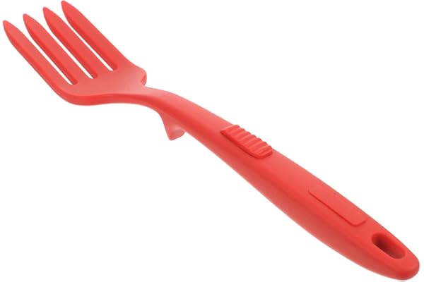 TOPBATHY Pince À Pâtes En Silicone Fourchette De Service De Pâtes Fourchette De Cuisine Réutilisable Fourchette Ergonomique Pour Aliments Sans Danger Pour La Salade