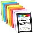 perfect ideaz 27 fogli DIN-A4 gomma piuma colorati, piastre in materiale espanso in 9 colori diversi, spessore di 2 mm, gomma